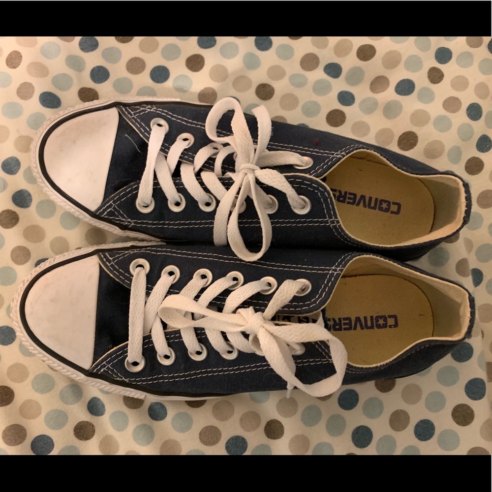 Blue converse